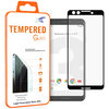 Full Coverage Tempered Glass Screen Protector for Google Pixel 3 - Black
